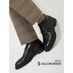 Ботинки дерби Salamander, размер 40, черный