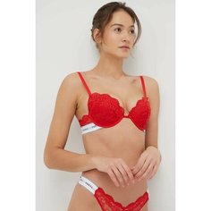 Бюстгальтер GUESS, размер 34D, красный