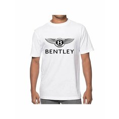 Футболка bentley, размер M, белый Моя маikа