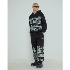Брюки спортивные Gloria Jeans, размер M/182 (48-50), чёрный