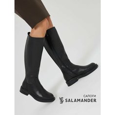 Сапоги Salamander, полнота 4 (RU)/ на узкую и среднюю стопу, размер 40, черный