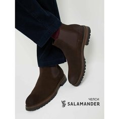 Ботинки Salamander, размер 43, темно-коричневый