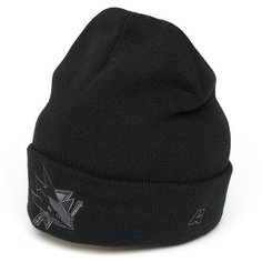 Шапка Atributika & Club San Jose Sharks, размер 55-58, черный