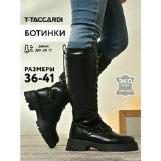 Сапоги T.Taccardi, полнота G (EU)/ на среднюю и широкую стопу, размер 39, черный