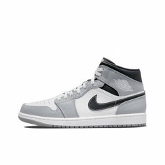 Кроссовки Jordan Air Jordan 1 Mid, размер 8,5 US | 42 EU, light smoke grey
