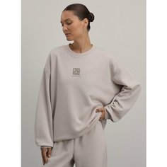 Свитшот Zarina, размер L (RU 48)/170, , молочный