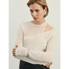 Джемпер Zarina, размер XL (RU 50)/170, , ванильный