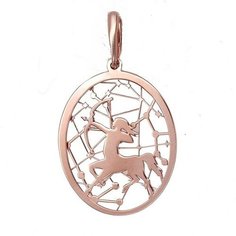 Подвеска The Jeweller, красное золото, 585 проба, золотистый