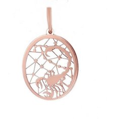 Подвеска The Jeweller, красное золото, 585 проба, золотистый
