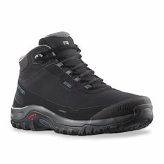 Ботинки хайкеры Salomon Shelter CSWP, размер UK 7,5; EUR 41 1/3; USA 8M-9W ; 26см (примерно на российский 40*), черный
