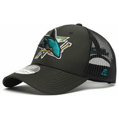 Бейсболка Atributika & Club San Jose Sharks, размер 55-58, черный