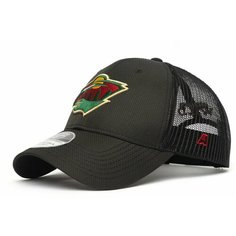 Бейсболка Atributika & Club Minnesota Wild, размер 55-58, черный