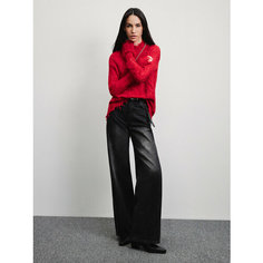 Джинсы широкие Zarina wide leg, размер 2XS (RU 40)/176, серый деним
