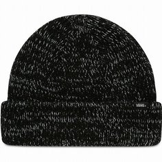 Шапка VANS Core Basic Beanie, размер OneSize, черный/белый