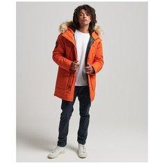 Парка Superdry, размер 2XL (56), оранжевый