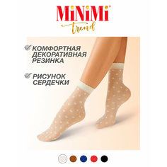 Носки MiNiMi, 20 den, размер 0 (UNI), слоновая кость
