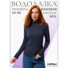 Водолазка Натали Суслова, размер 54, , графит