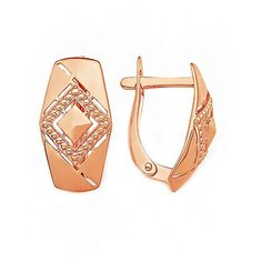 Серьги The Jeweller, красное золото, 585 проба, , золотистый