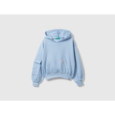 Толстовка UNITED COLORS OF BENETTON, размер L, голубой