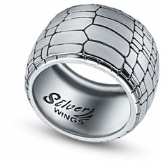 Кольцо Silver WINGS, серебро, 925 проба, размер 24