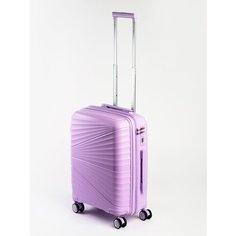 Чемодан , 50 л, размер S, сиреневый Bags Place
