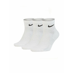 Носки NIKE, комплект, 3 пары, размер M, белый