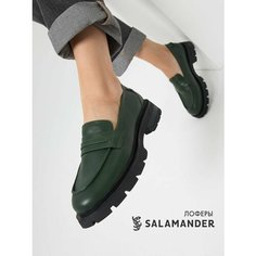 Лоферы Salamander, размер 37, зеленый