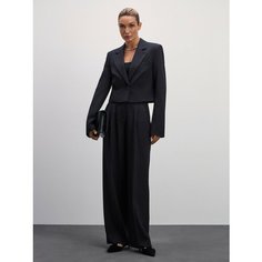Брюки Zarina, размер XS (RU 42)/170, темно-серый меланж