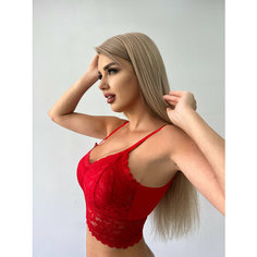 Бюстгальтер H&C Underwear Топ кружевной, топ женский, размер XL, красный