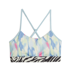Топ PUMA Move Animal Remix Bra, размер S, синий