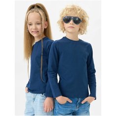 Лонгслив Uzcotton, размер 116\6-7, темно-синий