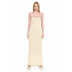 Платье XSAI SLIP DRESS, размер M, желтый