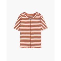 Футболка Gloria Jeans GJ COOL, размер 14+/170-176, мультиколор, коричневый