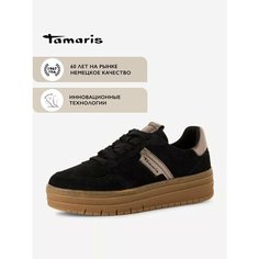 Кеды Tamaris, полнота F (EU)/ на среднюю стопу, размер 37, черный