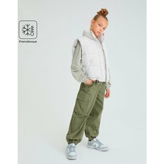 Брюки Gloria Jeans GJ COOL, размер 14+/170-176, хаки