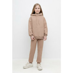 Брюки crockid, размер 80/152, бежевый