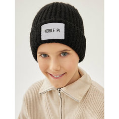 Шапка Noble People, размер 52/54, черный/черный