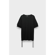 Футболка Andrea Yaaqov laces t- shirt, размер 56, черный