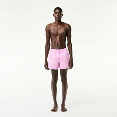 Шорты для плавания LACOSTE, размер TL, розово-фиолетовый