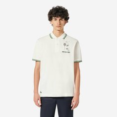 Поло LACOSTE, размер T6, белый