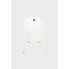 Боди thom/krom top w body 11, размер 40, белый