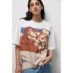 Футболка belle you belle you х Masha Rudenko, размер M/L, молочный