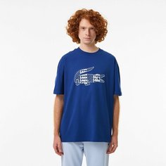 Футболка LACOSTE, размер T6, cиний