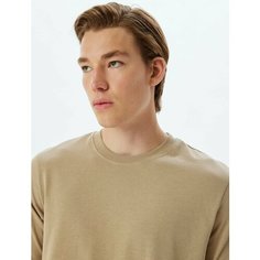 Футболка KOTON, размер XL, коричневый
