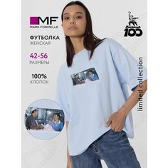 Футболка MARK FORMELLE Для женщин, размер L, голубой