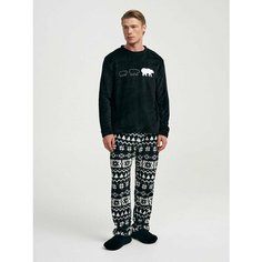 Пижама ТВОЕ, размер 2XL, черный