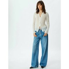 Рубашка KOTON, размер 42, белый