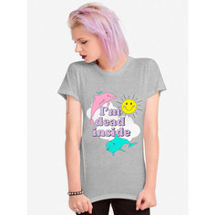 Футболка Dream Shirts, размер XS, серый