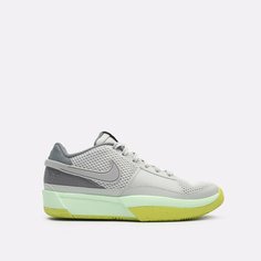 Кроссовки NIKE JA 1 (GS), размер 4 US, серый/зеленый