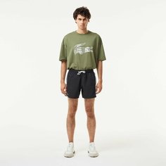 Шорты для плавания LACOSTE, размер TM, чёрный